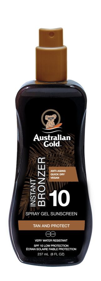 Australian Gold SPF Spray Gels con Effetto Bronze